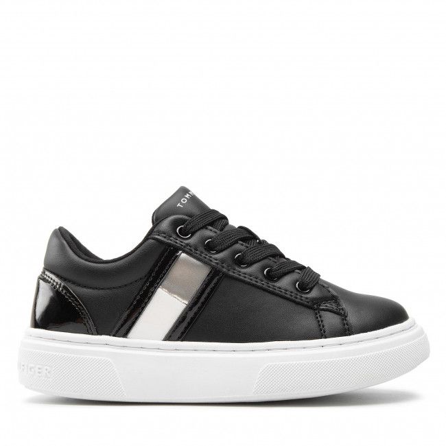 Sneakers TOMMY HILFIGER - Low Cut Lace-Up Sneaker T3A9-32310-1451 Black 999