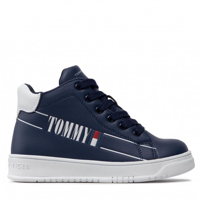 Sneakers TOMMY HILFIGER - High Top Lace-Up Sneaker T3B9-32463-1431 M Blue/White X007