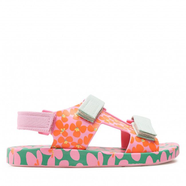 Sandali MELISSA - Mini Melissa Pingpong + Fabula 33450 Pink/Green AE738