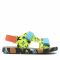 Sandali Melissa - Mini Melissa Pingpong + Fabula 33450 Black/Green AE739