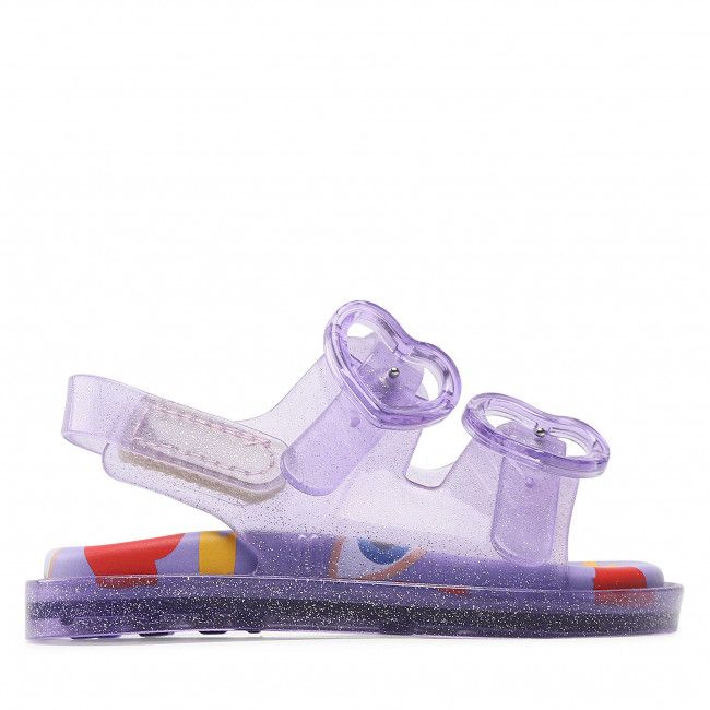 Sandali Melissa - Mini Melissa Wide Sandal + Cap 33652 Lilac/Red AD677