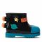 Wellington Melissa - Mini Melissa Rain Boot + Fabula 33676 Blue/Black AF019