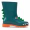 Wellington MELISSA - Mini Melissa Rain Boot + Fabul 33677 Orange/Green AF028