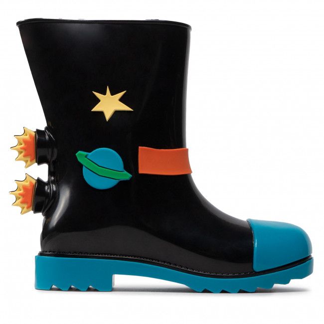 Wellington MELISSA - Mini Melissa Rain Boot + Fabula 33677 Blue/Black AF026