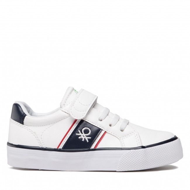 Scarpe sportive United Colors Of Benetton - Crispy Ltx BTK210210 White/Navy 1032