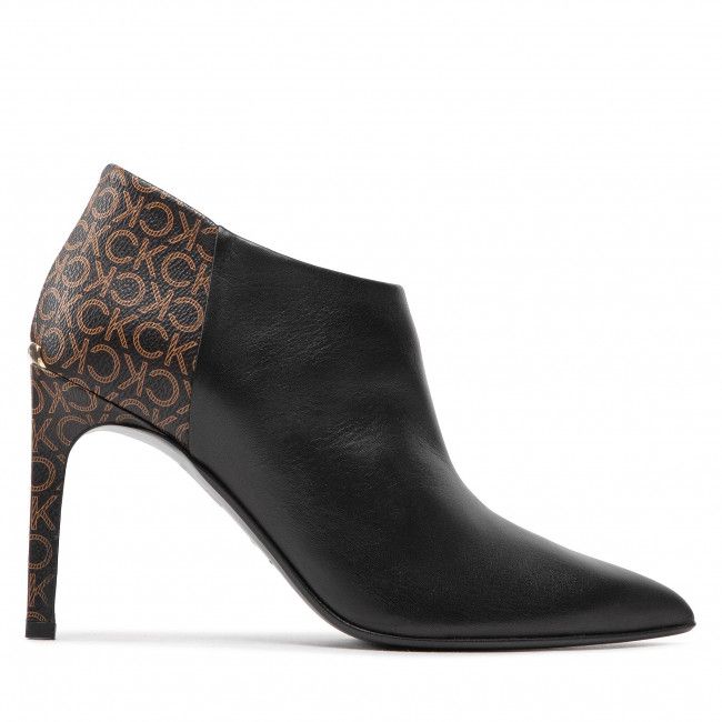 Tronchetti Calvin Klein - Essential Ankle Bootie 90-Mn Mix HW0HW01316 Black/Brown Mono 0GL