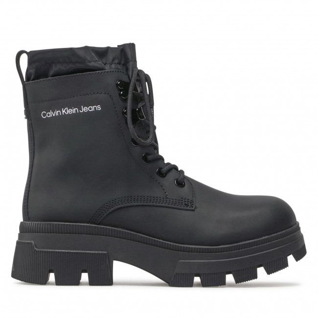 Tronchetti Calvin Klein Jeans - Chunky Combat Laceup Hiking YW0YW00739 Black BDS