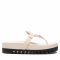 Infradito TORY BURCH - Miller Cloud Lug Softy 136401 New Cream/Perfect Black 100