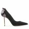 Scarpe stiletto Le Silla - Deco Petalo 100 3120R090L3PPVEL212 Nero/Oro Nero