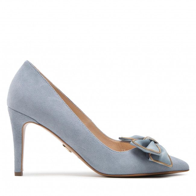 Scarpe stiletto Baldowski - D04232-2835-001 Zamsz Sky Blue