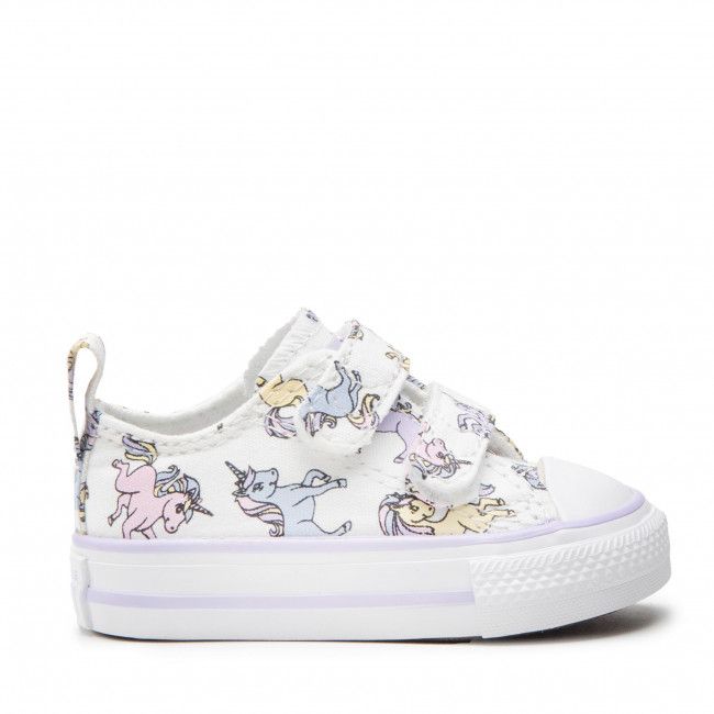 Scarpe da ginnastica CONVERSE - Ctas 2V Ox A01675C White/Moonstone Violet