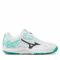 Scarpe MIZUNO - Break Shot 3 Ac 61GA212623 White/Iron Gate/Turquoise