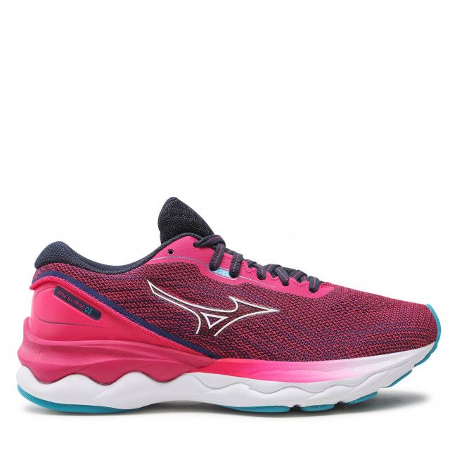 Scarpe MIZUNO - Wave Skyrise 3 J1GD220902 Pink Peacock/White/Algiers Blue