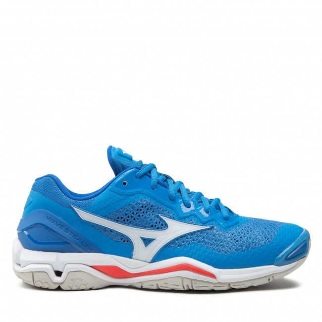 Scarpe MIZUNO - Wave Stealth V X1GA180024 French Blue/White/Ignition Red