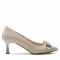 Scarpe stiletto SAGAN - 4730 Beżowy Lakier
