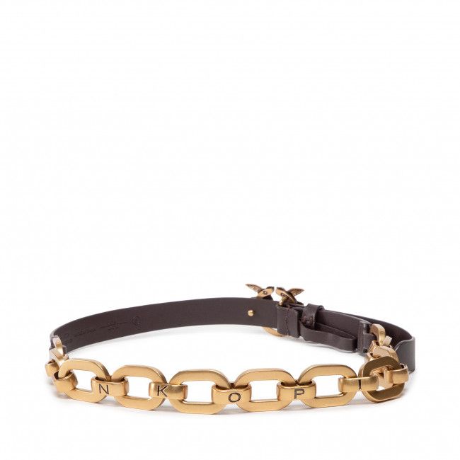 Cintura da donna PINKO - Love Day Macro Chain H2 Belt AI 22-23 PLT01 1H212X Y5H7 Brown L72Q