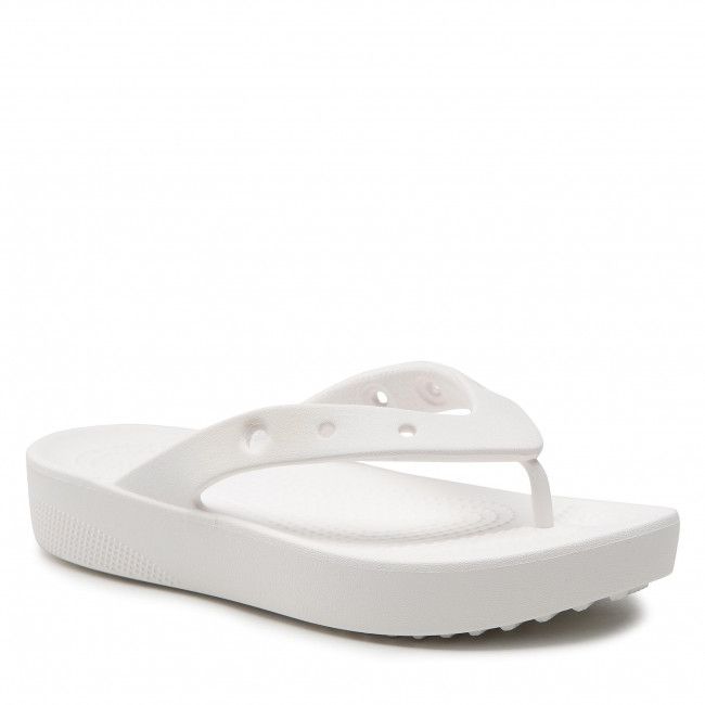 Infradito Crocs - Classic Platform Flip W 207714 White