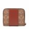 Portafoglio piccolo da donna COACH - Cblk Sig Cc Blfld Wa C6027 B4/Tan Rust