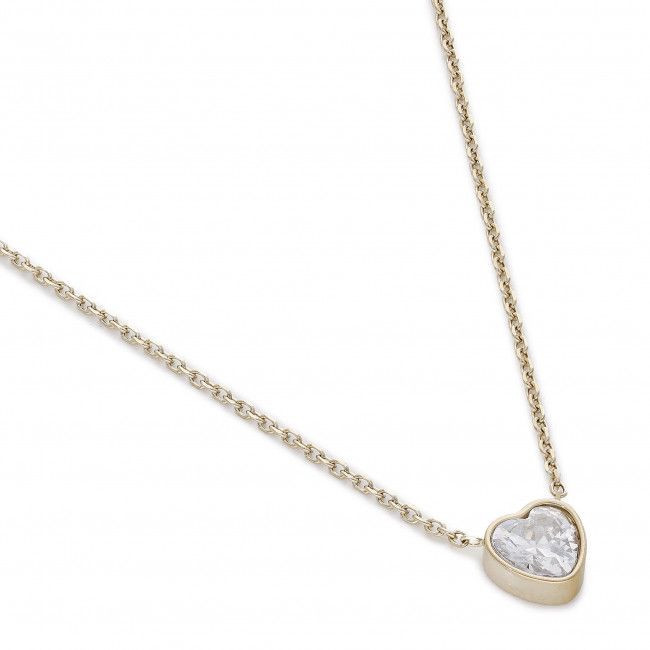 Collana FOSSIL - Sutton Valentine Heart JF03937710 Gold