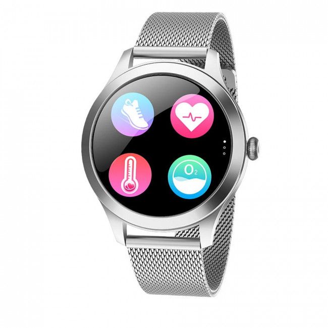 Smartwatch Garett Electronics - Naomi Pro Silver Steel