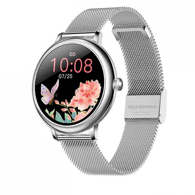 Smartwatch Garett Electronics - Emma Silver/Silver