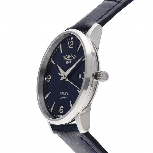 Orologio ROAMER - Valais 958844 41 44 05 Silver/Navy