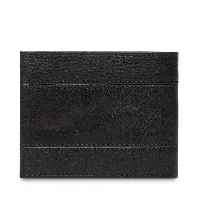 Portafoglio grande da uomo U.S. POLO ASSN. - Horiz. Wallet W/Coin&amp;Flap WIUUO2253MHA000 Black