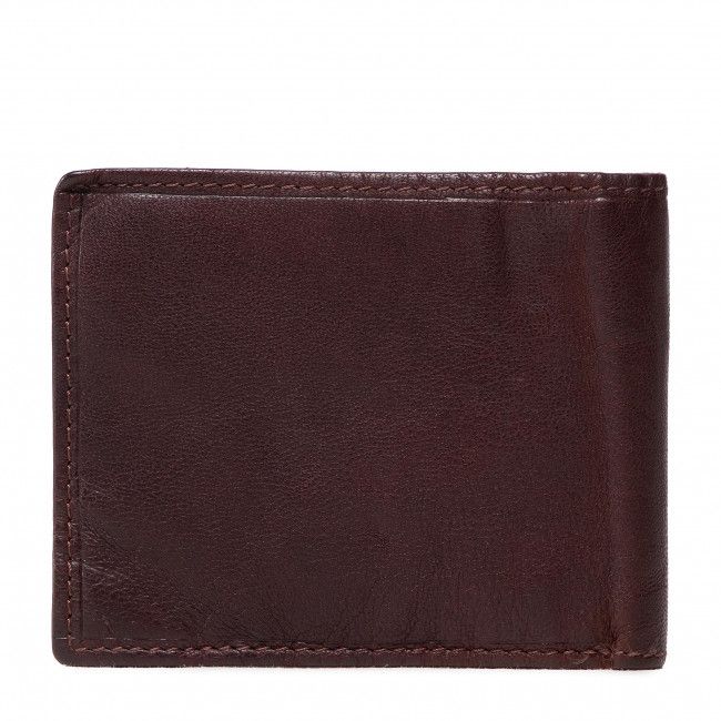 Portafoglio grande da uomo U.S. Polo Assn. - Horiz. Wallet W/Coin&amp;Flap WIUUY2260MHA560 Cognac