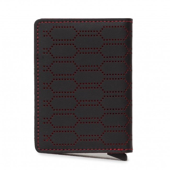 Portafoglio piccolo da uomo SECRID - Slimwallet Fuel Black/Red