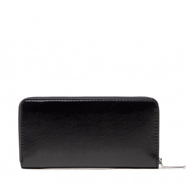Portafoglio grande da donna Calvin Klein - Ck Must Z/A Wallet Lg Saffiano K60K609999 BAX