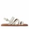 Sandali CLARKS - Karsea Sun 261660284 White Leather