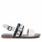 Sandali PEPE JEANS - Elisa Glitter PGS90177 White 800