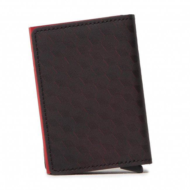 Portafoglio piccolo da uomo Seafolly - Slimwallet Optical Black/Red