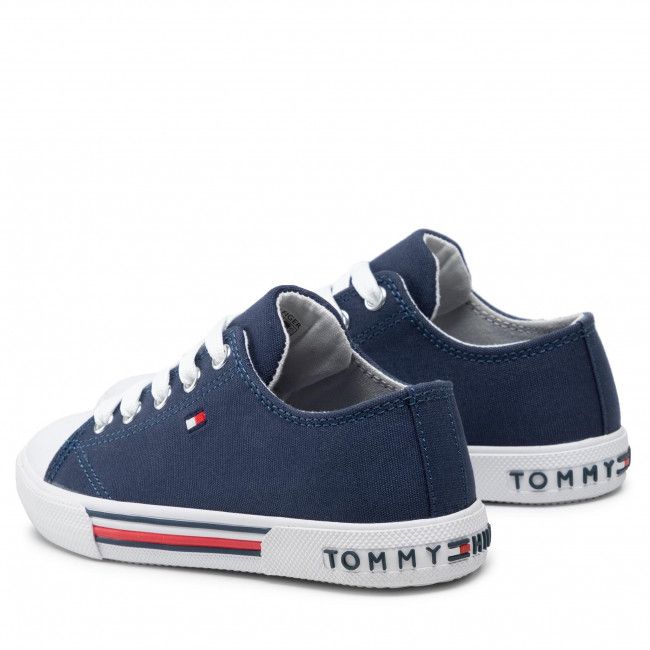 Scarpe da ginnastica Tommy Hilfiger - Low Cut Lace-Up Sneaker T3X4-30692-0890 M Blue 800