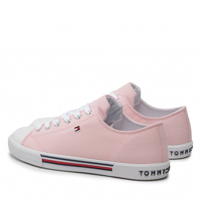Scarpe da ginnastica TOMMY HILFIGER - Low Cut Lace-Up Sneaker T3A4-30605-0890 D Pink 302