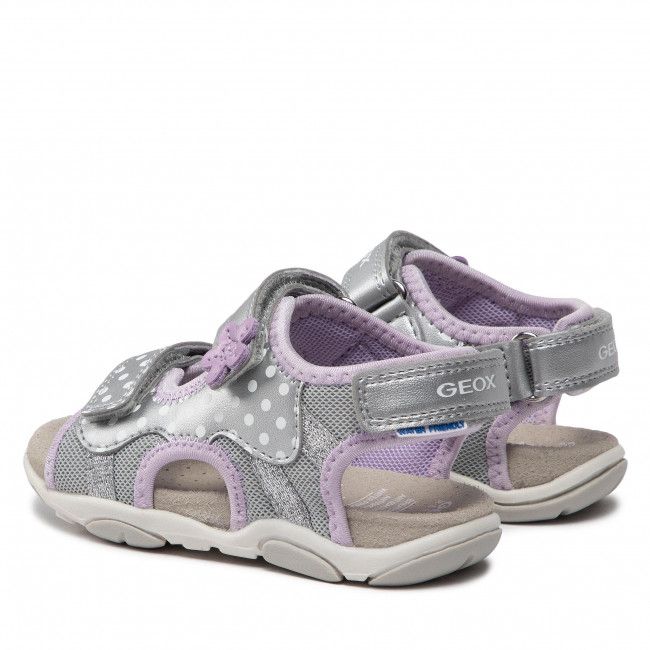 Sandali GEOX - B S.Agasim G. D B020ZD 0BN14 C1316 Silver/Lilac