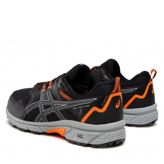 Scarpe Asics - Gel-Venture 8 Waterproof 1011A825 Black/Shocking Orange