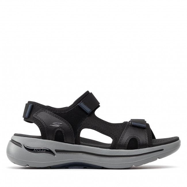 Sandali Skechers - Go Walk Arch Fit Sandal 229021/BKNV Black/Navy