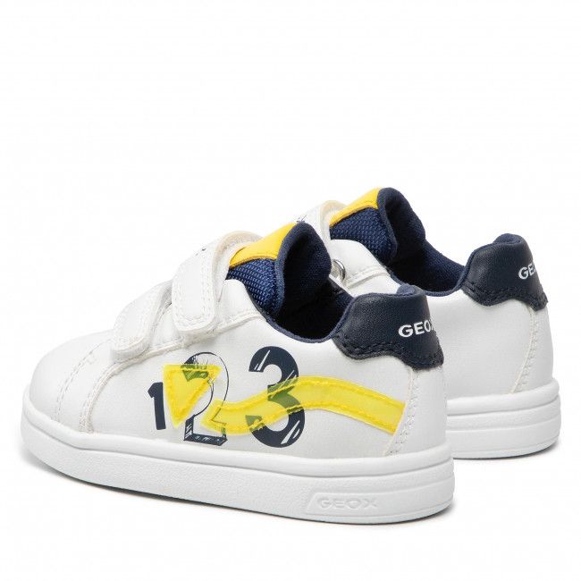 Sneakers Geox - B Djrock B. B B252CB 000BC C0552 M White/Fluo Yellow