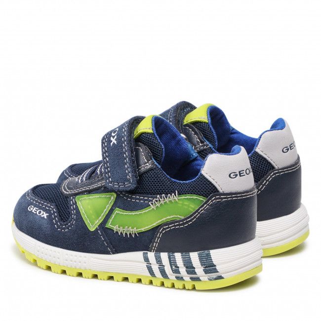 Sneakers Geox - B Alben B. A B253CA 02214 C4502 M Navy/Fluo Yellow