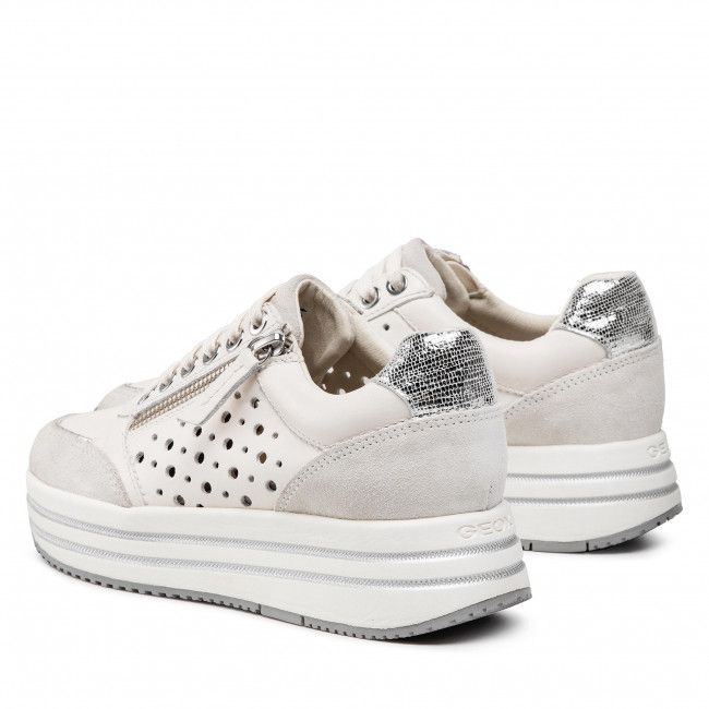 Sneakers GEOX - D Kency B D25QHB 08522 C1002 Off White