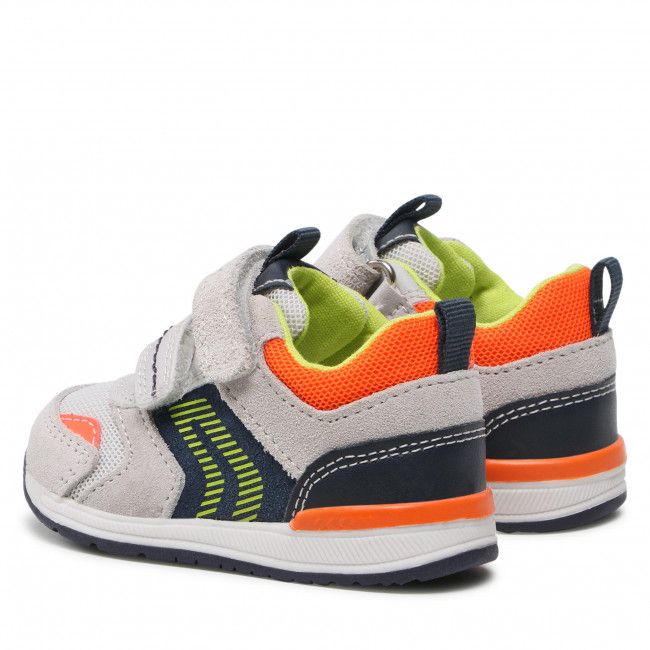 Sneakers Geox - B Rishon B. B B150RB 02214 C1382 Lt Grey/Fluo Orange