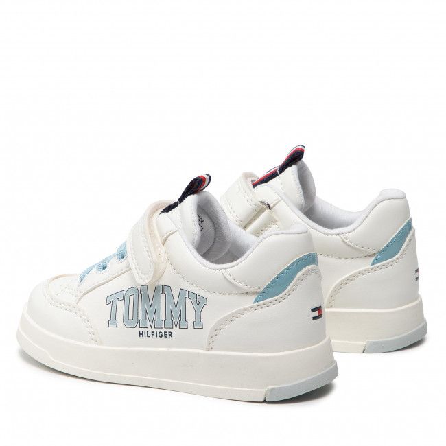 Sneakers Tommy Hilfiger - Low Cut Lace-Up T1A4-32140-1384X356 M White/Light Blue