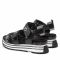 Sandali LIU JO - Maxi Wonder Printed Sandal 7 BA2145 TX121 Black/Ciment S1084