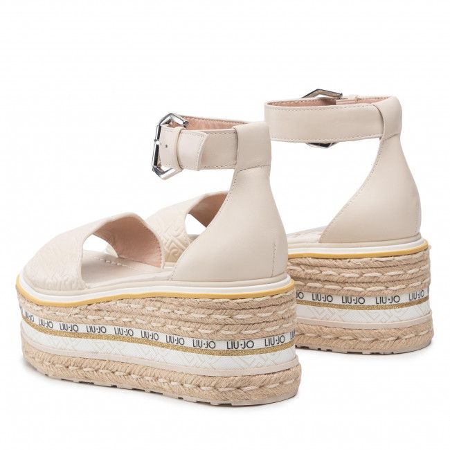 Espadrillas LIU JO - Sandal Flat Form SA2183 P0102 Butter S1858