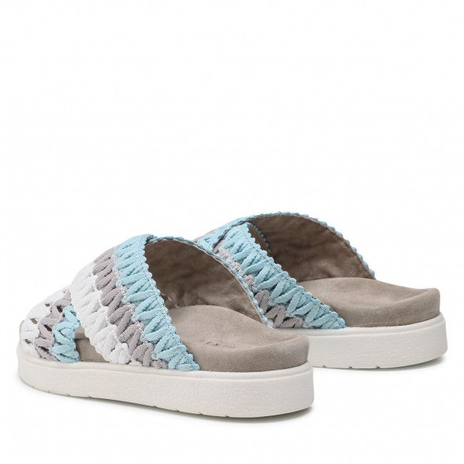 Ciabatte INUIKII - Knitted Crossed 70104-087 Light Blue