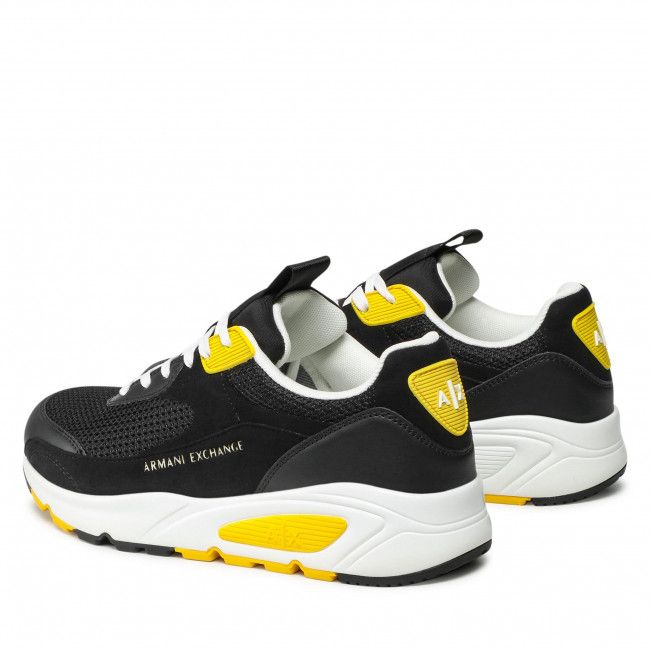 Sneakersy ARMANI EXCHANGE - XUX121 XV540 K682 Black/Yellow