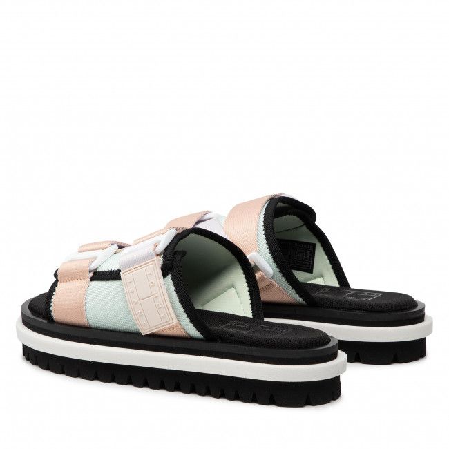 Ciabatte TOMMY JEANS - Flatform Webbing Sandal EN0EN01802 Oxygen L4T