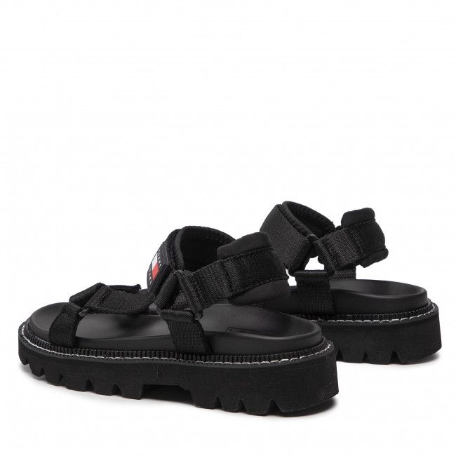 Sandali TOMMY JEANS - Chunky Sandal EN0EN01836 Black BDS