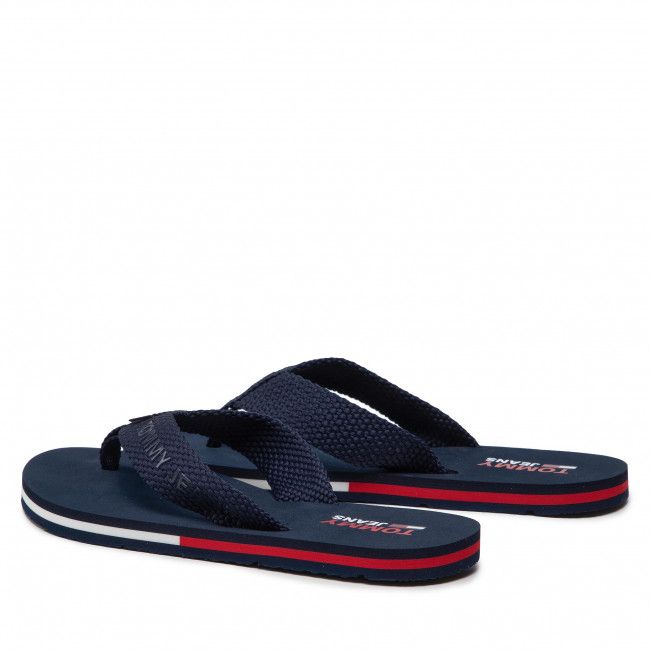 Infradito TOMMY JEANS - Flag Eva Beach Sandal EN0EN01816 Twillight Navy C87